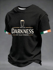Men's Hello Darkness My Old Friend Waffle Short Sleeves T-shirt