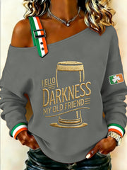 Women's HELLO DARKNESS MY OLD FRIEND Sweatshirt