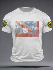 Men's Lemon Roses Music Lover Printed T-shirt