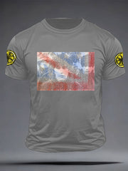 Men's Lemon Roses Music Lover Printed T-shirt