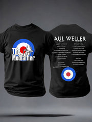 Men's The Modfather imitation cotton short-sleeved T-shirt