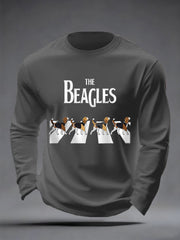 Men's Funny The Beagles Long Sleeve T-Shirt