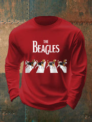 Men's Funny The Beagles Long Sleeve T-Shirt