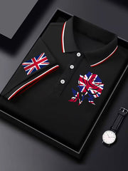 Men's Vintage England Flag Casual Shirt