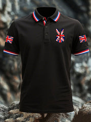 Men's Vintage England Flag Casual Shirt