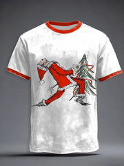Men's Thanks God It's Christmas Rock Band Inspired T-shirt