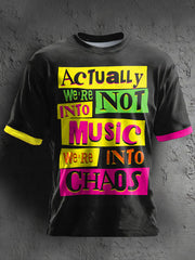 Unisex UK Punk Music Lover Printed T-shirt