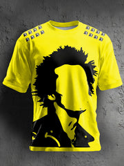 Unisex UK Punk Music Lover Printed T-shirt