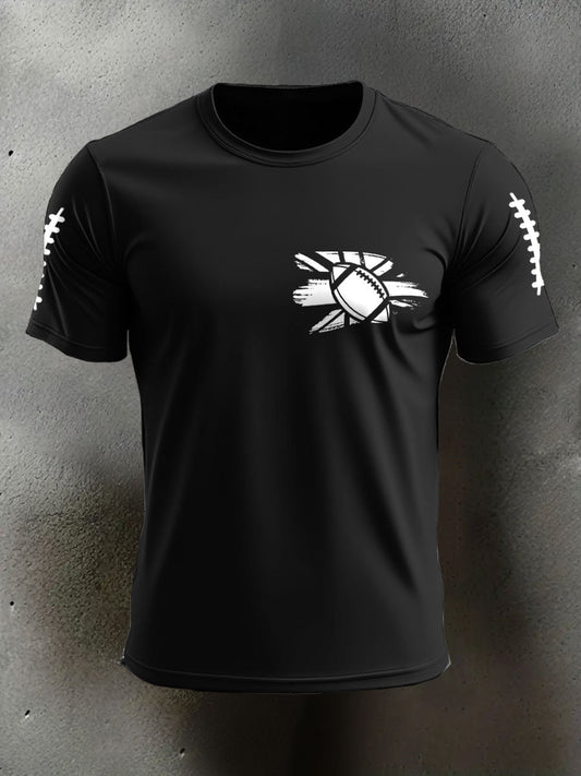Men's UK Flag Football Printed T-shirt