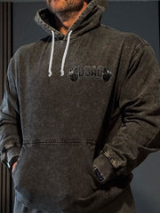 Men's Limerick Lion Ireland's Strongest Man Printed Hoodie