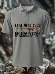 Men's SLR Gun L1AL 7.62 Printed polo shirt