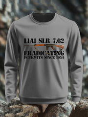 Men's SLR Gun L1AL 7.62 Printed sweater