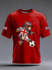 Men's British Style Printed T-shirt