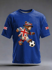 Men's British Style Printed T-shirt
