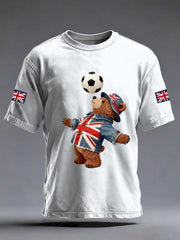 Men's British Style Printed T-shirt