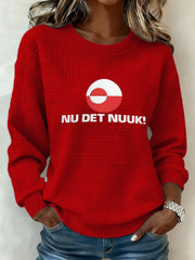 Women's Greenland Waffle Sweatshirt