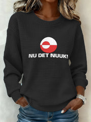 Women's Greenland Waffle Sweatshirt