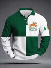 Men's Cheltenham Festival Print Long Sleeves Shirt