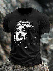 Men's Rod Stewart Printed T-shirt