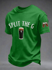 Men's St. Patrick's Day Split The G Casual Tee