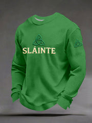 Men's St. Patrick's Day Plaid Print Casual T-Shirt