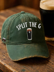 Unisex St. Patrick's Day Split the G Printed Hat