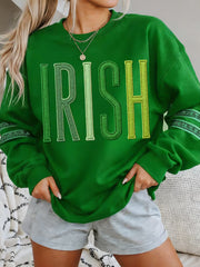 Women's St. Patrick's Day Lucky Shamrock Sweatshirt