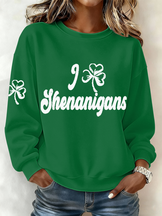 Women's Shenanigans Printed Regular Sweatshirt