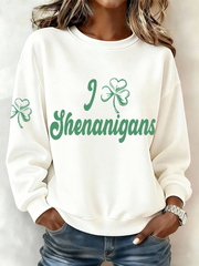 Women's Shenanigans Printed Regular Sweatshirt