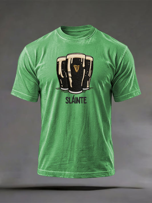 Men's St. Patrick's Day Printed T-shirt