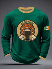 Men's St.Patrick's Day Waffle Long Sleeve T-Shirt