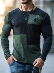 Men's St. Patrick's Day Printed Long-Sleeve T-Shirt
