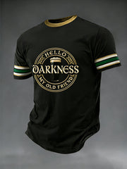 Men's Hello Darkness My Old Friend short sleeves t-shirt