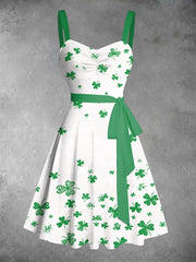 Women's St. Patrick's Day Printed Casual Dress