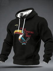 Men's Checkered Cotton Hoodie