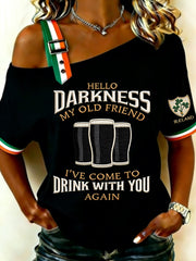 Women's Hello Darkness My Old Friend Shirt