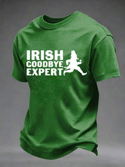 Men's Irish Goodbye Expert Printed Casual T-Shirt
