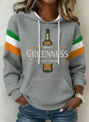 Women's Hello Greenness My Old Friend Irish Jameson Whiskey Printed Hoodie