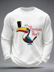 Men's Are you Toucan to me Waffle Long Sleeve T-Shirt