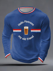 Men's Hello Pintness My Old Friend Waffle Top