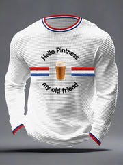 Men's Hello Pintness My Old Friend Waffle Top