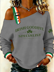 Women's Irish Goodbye Printed Casual Top