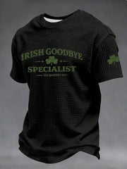 Men's Irish Goodbye Printed Casual T-Shirt