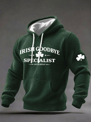 Men's Irish Goodbye Printed Casual Hoodie
