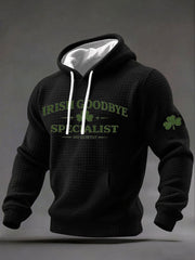 Men's Irish Goodbye Printed Casual Hoodie