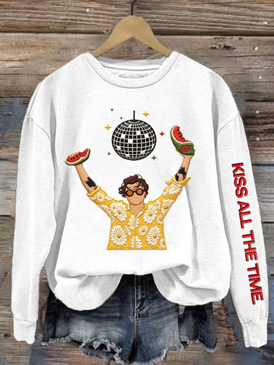 Women's Harry Style Music Lovers Regular Sweatshirt