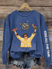 Women's Harry Style Music Lovers Regular Sweatshirt
