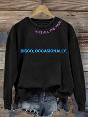 Women's Singer Casual Printed Regular Sweatshirt