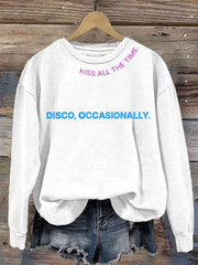 Women's Singer Casual Printed Regular Sweatshirt