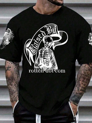 Men's imitation cotton short-sleeved T-shirt